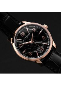 Holzkern Holzuhr Primetime (Marmor/Ros&eacute;), Herren, Naturholz