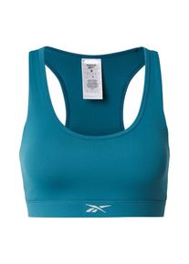 Reebok, Femmes Soutien-gorge de sport, bleu cyan / gris argent&eacute;