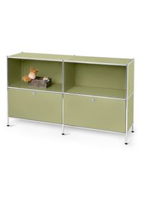 Tchibo - Sideboard Metall &raquo;Cn3 Kids&laquo; mit 2 Schubladen - 152x40x89,5cm - chrom - Stahl / Kunststoff / Kunststoff