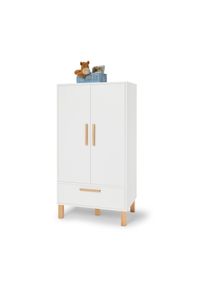 Tchibo - Kinderkleiderschrank &raquo;Leira&laquo; - 80x50x150,3cm - weiss - Holz / Stahl