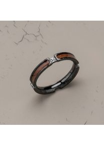 Holzkern Campania Ring Dunkelgrau und Koa