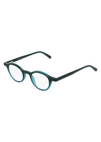 Fielmann READER 001 Occhiali unisex | Montatura: Montatura piena, Rotonda, Verde Verde