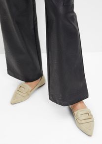 Loafer mit Schnalle in gr&uuml;n, Gr&ouml;sse 41, bonprix