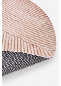 Paillasson lavable &agrave; motif naturel en beige1 (&Oslash; 50 cm), Couleur/Motif: &eacute;cru graphique, bonprix