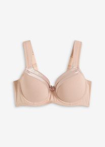 Schalen-BH mit B&uuml;gel mit Baumwolle in beige, Gr&ouml;sse 75B, 95% Baumwolle, bonprix