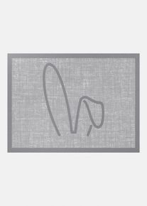 Paillasson lavable &agrave; motif de P&acirc;ques en gris38x59 cm, Couleur/Motif: gris imprim&eacute;, bonprix