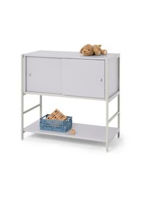 Tchibo - Buffet pour enfant &laquo; Grade &raquo; avec portes coulissantes - blanc/gris