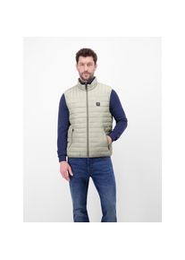 Lerros, Herren, Lerros Steppweste mit Reissverschluss und Stehkragen, pearl grau, S, Leichte Weste von Lerros
