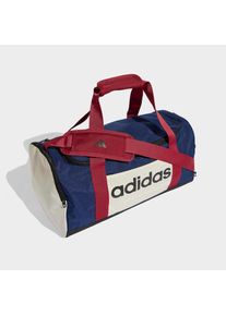 adidas Performance, Unisex, adidas Performance Sporttasche &raquo;LINEAR DUF S CB&laquo;, dunkelblau, sanftes wei&szlig;, active maroon, Einheitsgr&ouml;&szlig;e, Kleine Duffelbag
