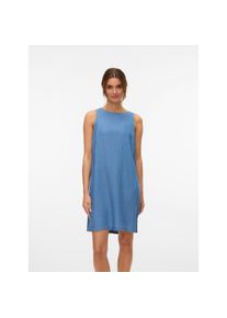 V&eacute;ro Moda Vero Moda, Unisex, Maxikleid &raquo;VMFLEUR SL SHORT TENCEL DRESS GA&laquo; Sommerkleid, medium blau denim, S, N-Gr, Kurzes Kleid von Vero Moda