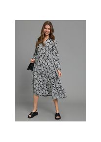 Laura Scott, Unisex, Maxikleid f&uuml;r Business, Casual, Fr&uuml;hling und Party, aus Viskose, schwarz, 40, N-Gr, Webkleid f&uuml;r Business, Casual, Fr&uuml;hling und 