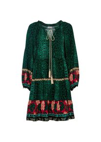 bonprix, Unisex, bonprix Tunikakleid &raquo;Tunika-Kleid aus fliessender Viskose&laquo; f&uuml;r stilvollen Auftritt, aus fliessender Viskose, in A-Linie, dunkelgr&uuml;n 