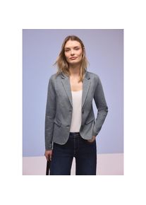 Street One, Unisex, Street One Jackenblazer mit Piqu&eacute;-Struktur, shadowed navy, 38, Piqu&eacute; Jersey Blazer f&uuml;r Unisex von Street One