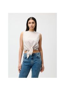Leger, Unisex, LeGer Shirttop &raquo;Tabea, LeGer by Lena Gercke&laquo; mit Knoten-Details vorne, normale Passform, beige, 44, Top von LeGer