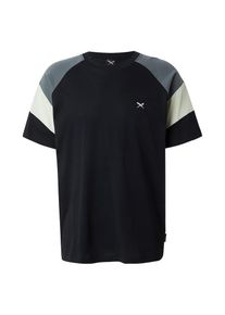 Iriedaily T-Shirt 'Flowing' Herren, grau / schwarz / naturwei&szlig;, Gr&ouml;&szlig;e XXL