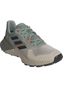Adidas TERREX SOULSTRIDE Laufschuhe Herren - Gr&ouml;&szlig;e 45 1/3 - gr&uuml;n
