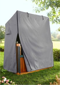 Schutzh&uuml;lle f&uuml;r Strandkorb f&uuml;r 2 Personen in grau, 153x113 cm, bonprix