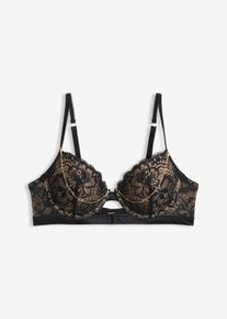Schalen-BH mit abnehmbarer Kette in schwarz, Gr&ouml;sse 90B, bonprix