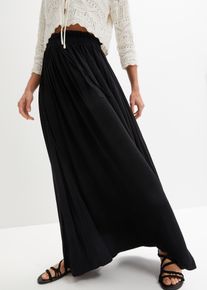 Jersey-Rock aus Viskose in schwarz, Gr&ouml;sse 48/50 (XL), bonprix