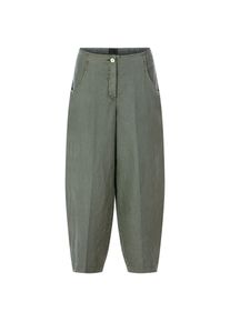 Oska Damen-Leinenhose Salbeigr&uuml;n 0 (34/36)