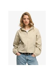 Superdry, Unisex, Parka &raquo;HOODED WASHED TWILL JKT&laquo; mit Kapuze, peyote beige, S, Outdoorjacke von Superdry