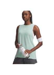 Under Armour, Unisex, Trainingstop &raquo;UA RIVAL MUSCLE TANK&laquo; 1 tlg. sportlicher Stil, mit Logodruck, &auml;rmellos, mit Rundhalsausschnitt, enamel blau,, wei&szlig;
