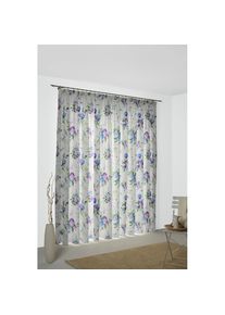 WIRTH, Vorhang &raquo;Montrose&laquo; Multifunktionsband 1 Stk. tlg., blau, lila, Jacquard, Polyester