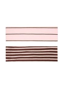 Bershka Stirnband Damen Gr&ouml;&szlig;e One Size creme / braun / rosa