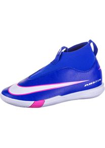 Nike JR ZOOM SUPERFLY 10 ACADEMY IC Fu&szlig;ballschuhe Kinder - Gr&ouml;&szlig;e 34 - blau