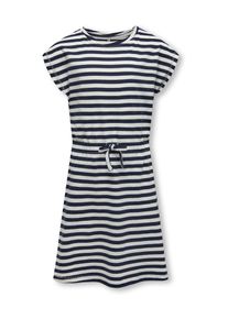 Only Mini Kleid 'KMGMAY' M&auml;dchen Gr&ouml;&szlig;e 128 navy / wei&szlig;