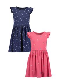 Blue Seven Kleid M&auml;dchen Gr&ouml;&szlig;e 104 marine / gelb / himbeer / wei&szlig;