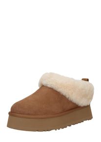UGG Australia UGG, Femmes Pantoufle 'Tazzelle', &eacute;cru / marron