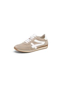 Gabor - Sneaker, beige, Gr. 38.5, Orthop&auml;dische Einlagen, Leder