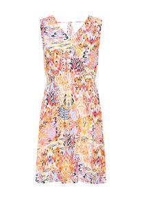 Ichi Kleid 'IHMARRAKECH' Damen, hellblau / orange / pink / wei&szlig;, Gr&ouml;&szlig;e 38