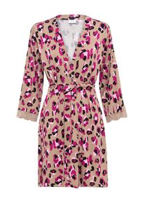 Lascana, Femmes Robe de chambre 'Lovly Nights', sable / rose / fuchsia / noir