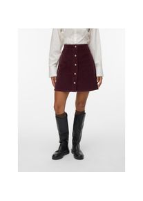 V&eacute;ro Moda Vero Moda, Unisex, Cordrock &raquo;VMETTA HR SHORT CORD SKATER SKIRT NOOS&laquo;, winetasting, XL (42), Minirock von Vero Moda