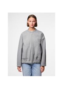 Pieces, Unisex, Pieces Blouson &raquo;PCDEBBIE LS BOMBER JACKET NOOS&laquo; ohne Kapuze, light grau melange, XXL, Bomberjacke von Pieces
