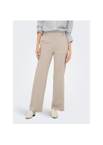 Only, Unisex, Only Anzughose &raquo;ONLPOPTRASH LIFE MW STRAIGHT PANT PNT&laquo; Viskosemischung, pure cashmere, XS, L&auml;nge 32, Gepflegte Hose von Only