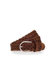 Mustang, Unisex, Mustang Flechtg&uuml;rtel 1 Stk. Mit Hingucker-Flechtoptik, 3 cm, baileys, 80, Unisexg&uuml;rtel von Mustang