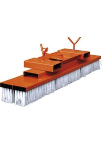 Balai pour chariot &eacute;l&eacute;vateur, largeur 1500 mm, orange Eichinger