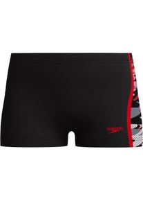 Speedo Hyperboom Splice Aquashort Badehose Jungen - Gr&ouml;&szlig;e 116 - schwarz