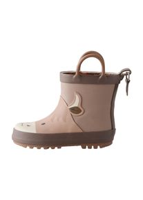 next Gummistiefel 'Hamish' Jungen Gr&ouml;&szlig;e 20.5 ecru / braun / brokat / schwarz