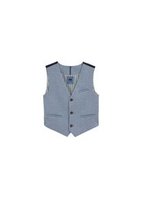 WE Fashion Anzugweste Jungen Gr&ouml;&szlig;e 122/128 navy / hellblau