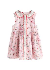 next Kleid M&auml;dchen Gr&ouml;&szlig;e 92 hellblau / rosa / rot / wei&szlig;
