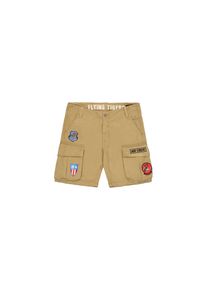 Alpha Industries Cargoshorts 'Flying Tigers' Herren Gr&ouml;&szlig;e 30 beige / blau / rot / wei&szlig;