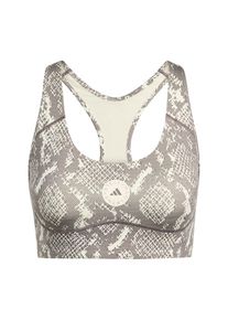 adidas by Stella McCartney, Femmes Soutien-gorge de sport 'Power Impact', noir / blanc