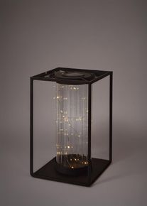 Solar Laterne in schwarz, 31 cm, bonprix