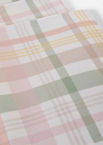 Tischset mit Karo (4er Pack) in rosa, 30x45 cm, bonprix