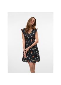 V&eacute;ro Moda Vero Moda, Unisex, Maxikleid &raquo;VMFLORA OLGA CS SHORT DRESS WVN GA&laquo; Sommerkleid, schwarz aop:olga, M, N-Gr, Langes Kleid von Vero Moda