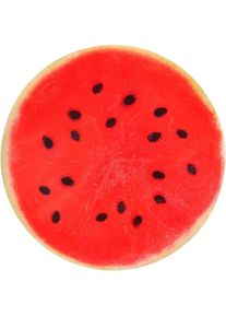 stuco, stuco Platzset &raquo;Summer Fruits Melone&laquo; rund, rot, Obermaterial: 100% Polypropylen, 6 Stk.